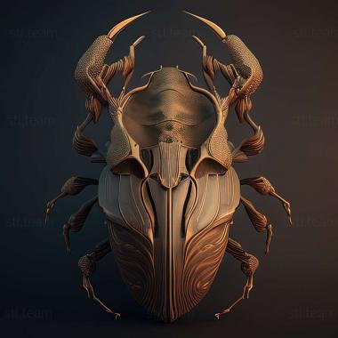 3D модель Brachinus nobilis (STL)